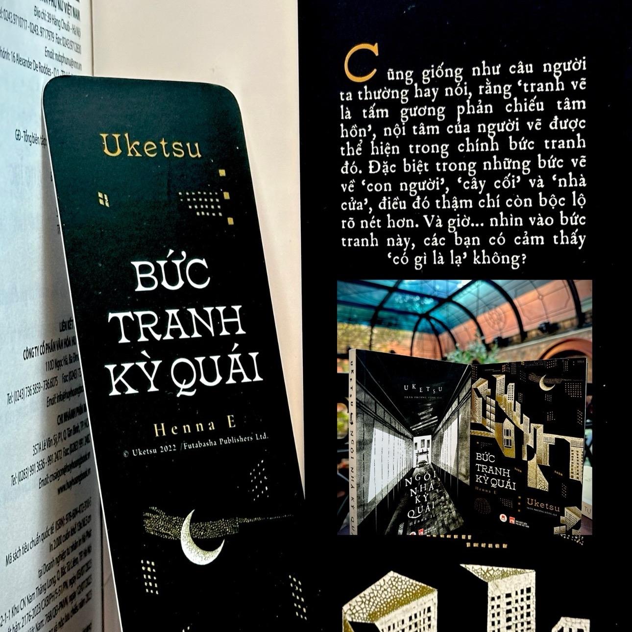 Sách- Bức Tranh Kỳ Quái của Uketsu, Tiểu Thuyết Trinh Thám Kinh Dị, Tặng kèm Bookmark (Tái bản 2023)- 2HBooks