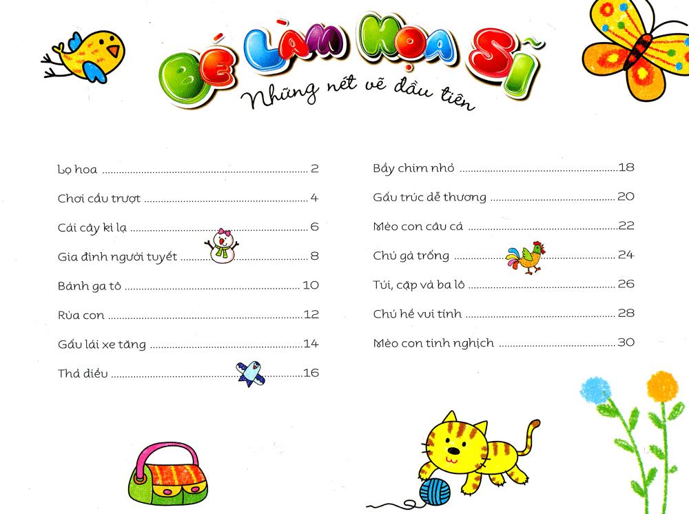 Bé Làm Họa Sĩ - Những Nét Vẽ Đầu Tiên (5 - 6 Tuổi)