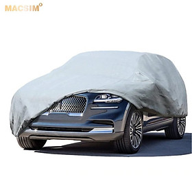 Bạt phủ ô tô chất liệu vải không dệt 4 lớp cao cấp MACSIM cho Mercedes CLS màu ghi