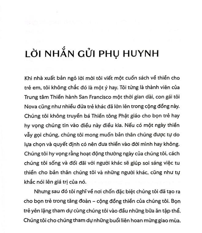Thiền cho trẻ em - 50+ câu chuyện và bài tập chánh niệm thắp sáng lòng nhân ái