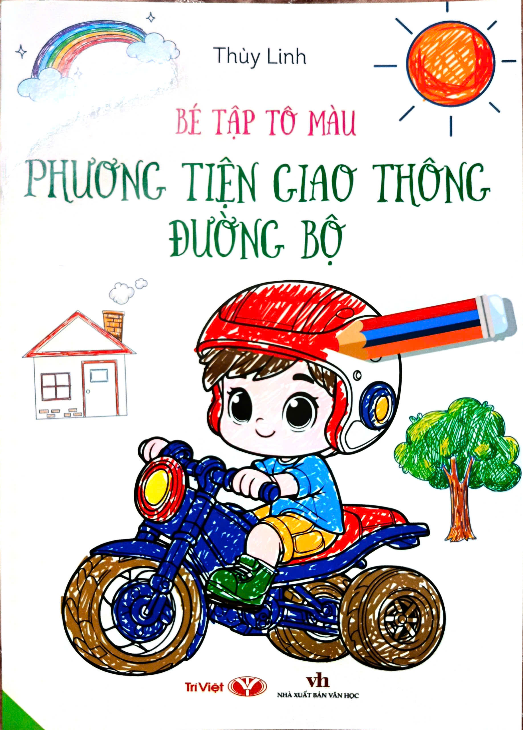Combo Bộ Bé Tập Tô Màu - Thế Giới Xung Quanh (12 Cuốn + Tặng Hộp Bút Sáp Màu)