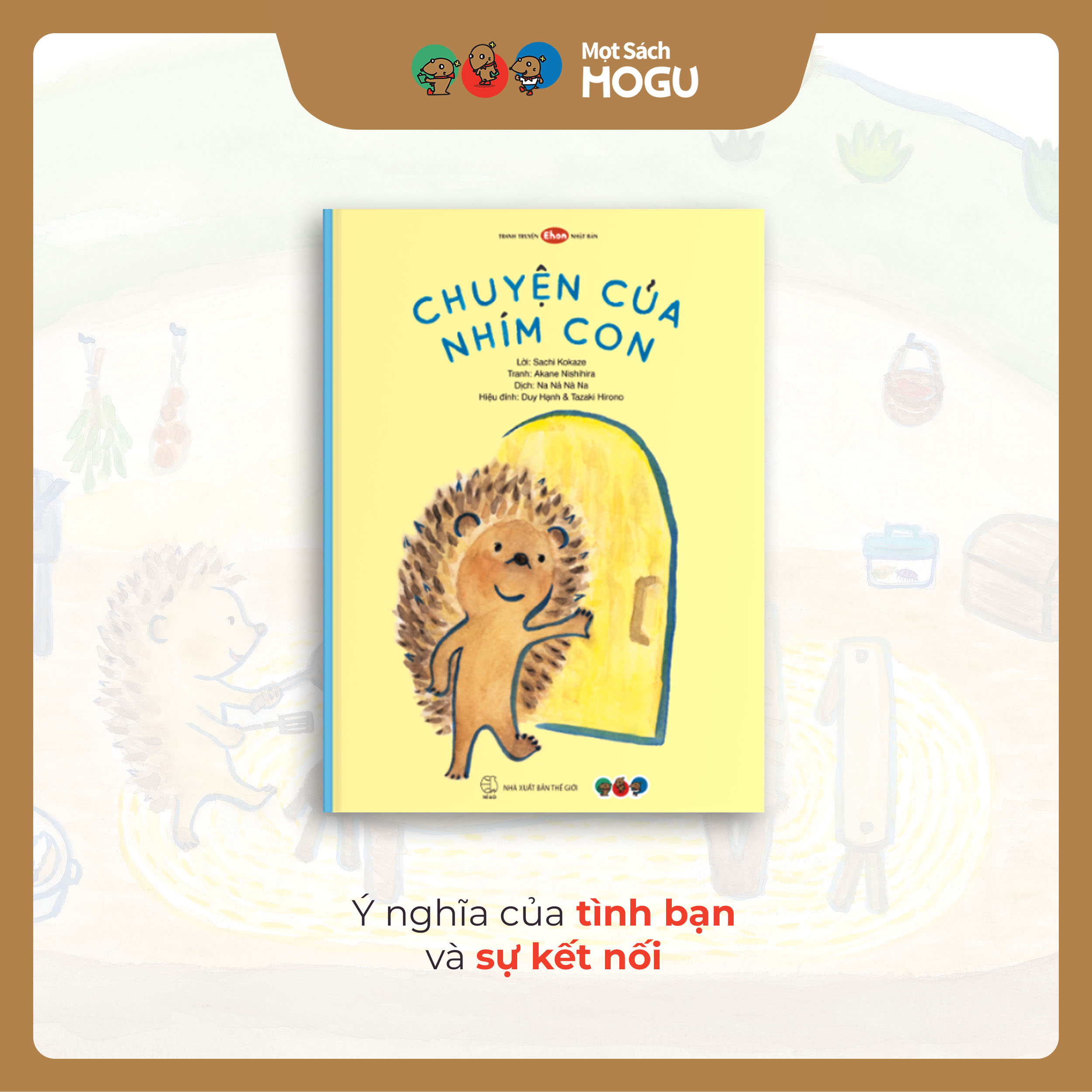 Truyện Ehon bé 3-4-5 tuổi - Chuyện của nhím con