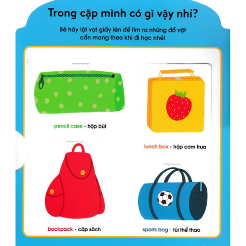 Cuốn Sách Đầu Tiên Của Bé - Chuẩn bị tới trường - Dành Cho Bé Từ 3-5 Tuổi