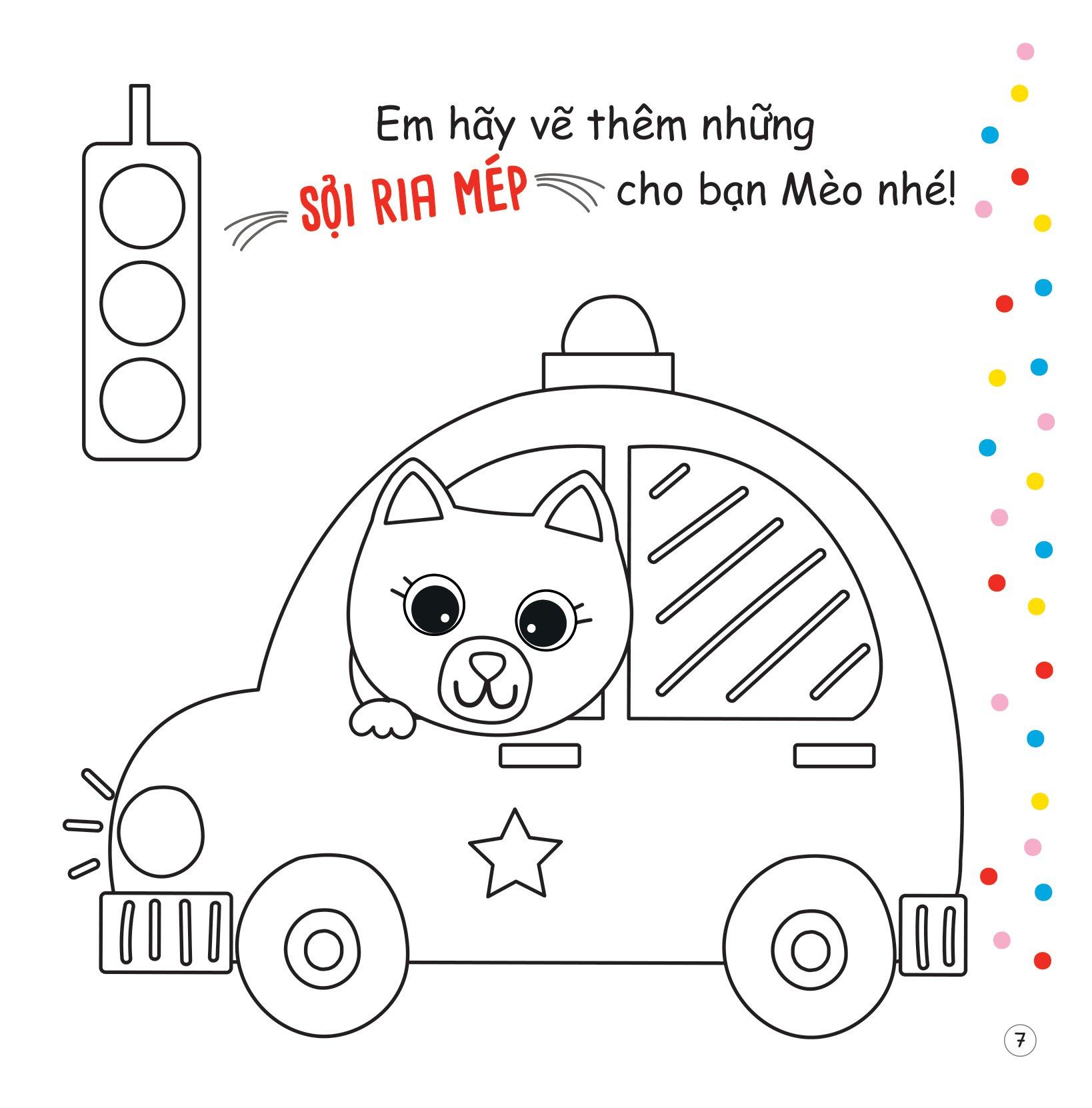 Tủ Sách Sáng Tạo - Tô Màu Ngộ Nghĩnh - Phương Tiện Giao Thông