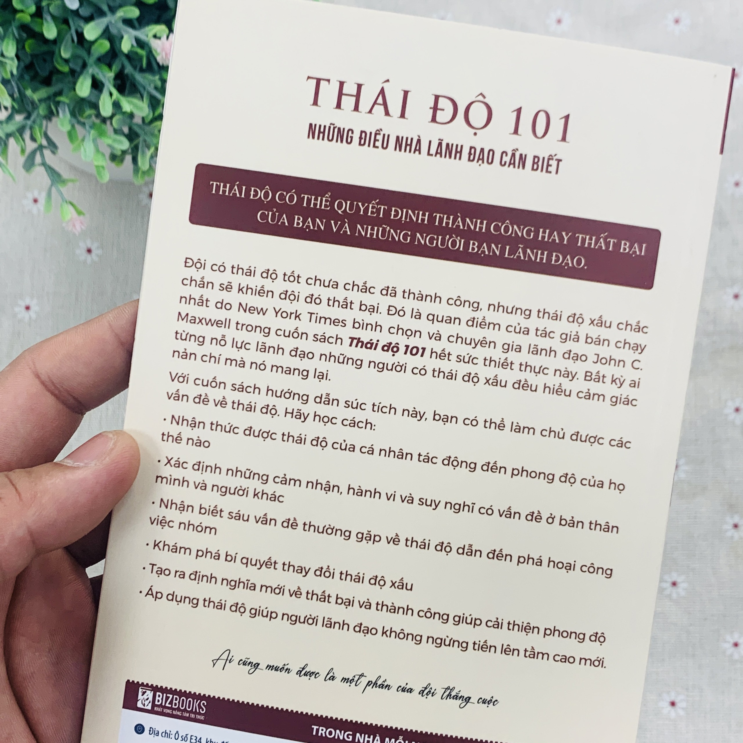 Thái Độ 101 – Những Điều Nhà Lãnh Đạo Cần Biết
