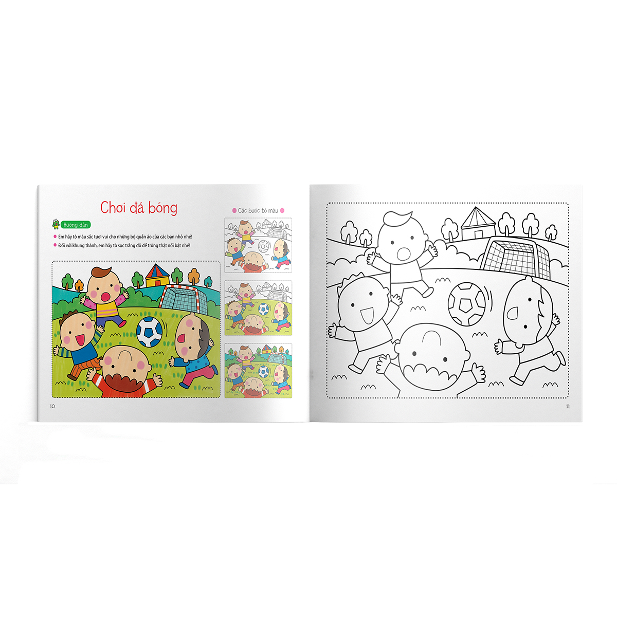Bé tập tô màu (3-6 tuổi)