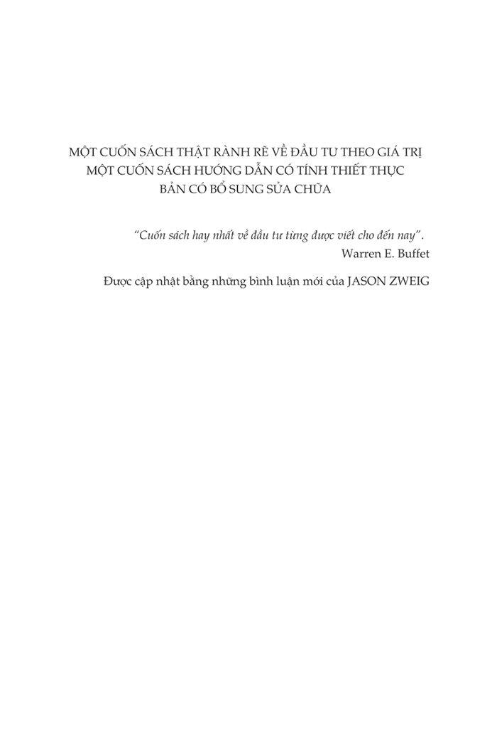 Nhà Đầu Tư Thông Minh (Tái Bản 2020)