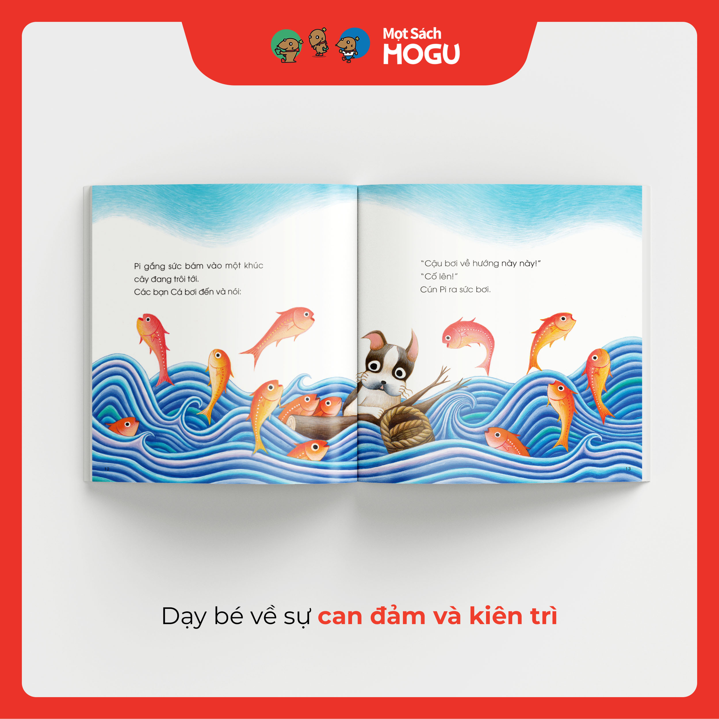 Truyện Ehon bé 1-2-3 tuổi - Chuyện của cún Pi