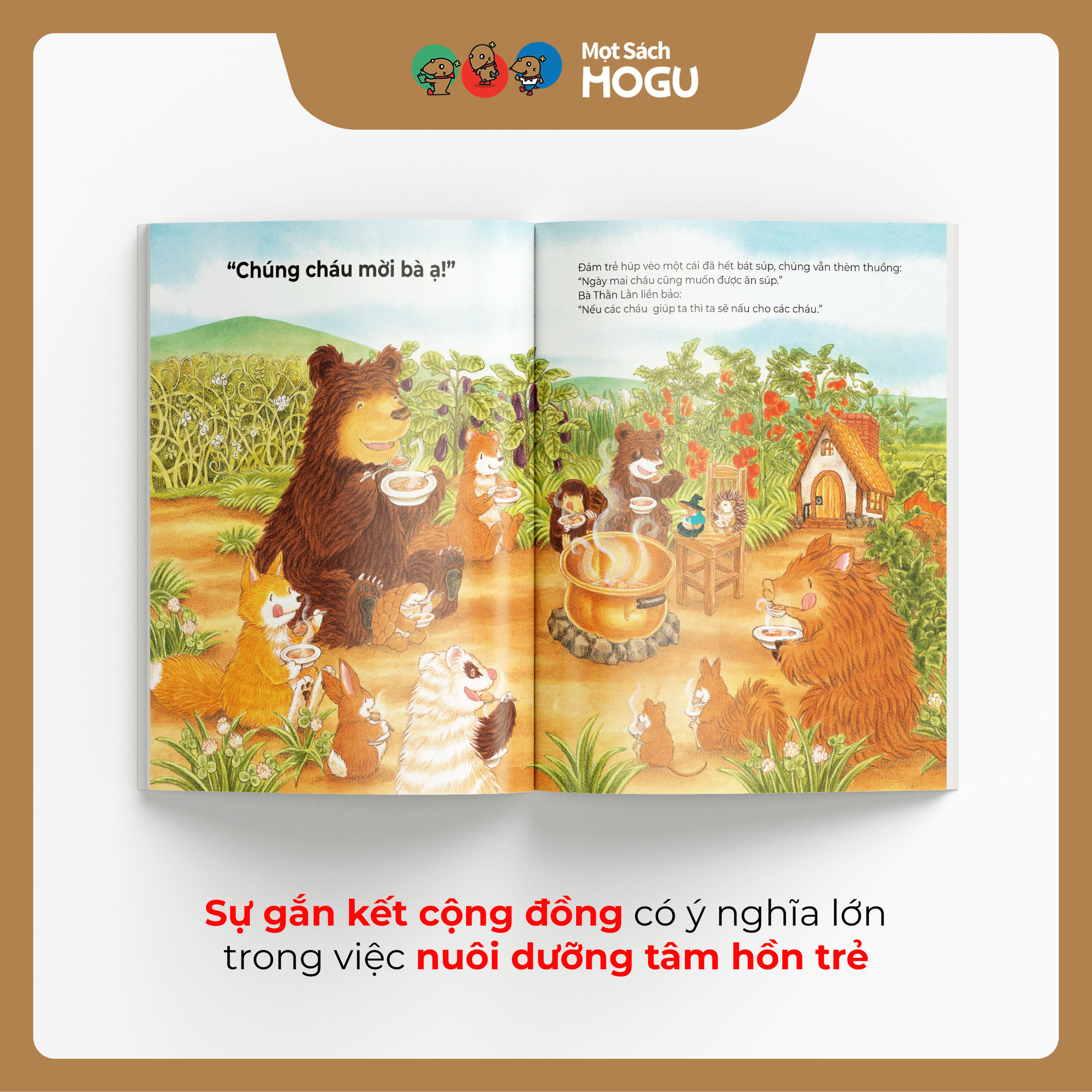 Truyện Ehon bé 3-4-5 tuổi - Tiệm súp lừng danh
