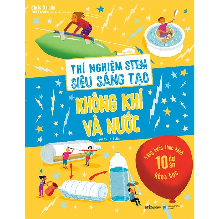 Bộ 4 Cuốn: Thí Nghiệm Stem Siêu Sáng Tạo