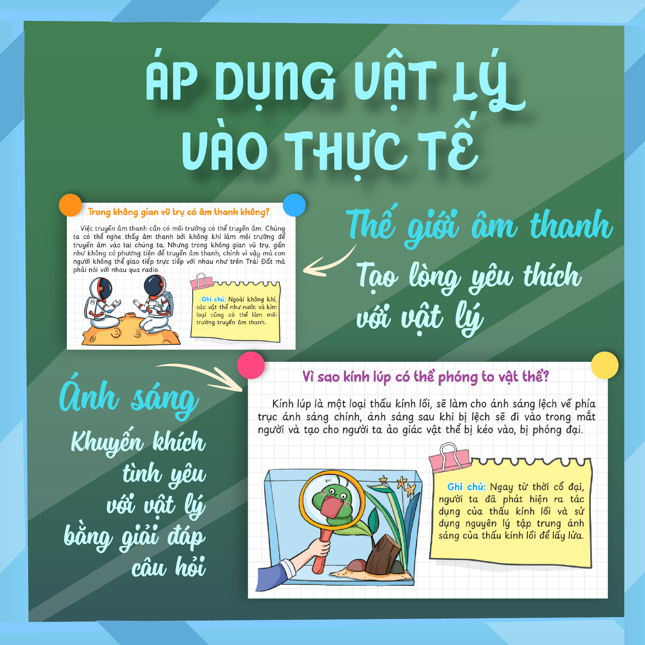 Combo Vật lý Hóa học vui nhộn - Những câu hỏi vì sao về Vật lý, Hóa học (2 Cuốn)