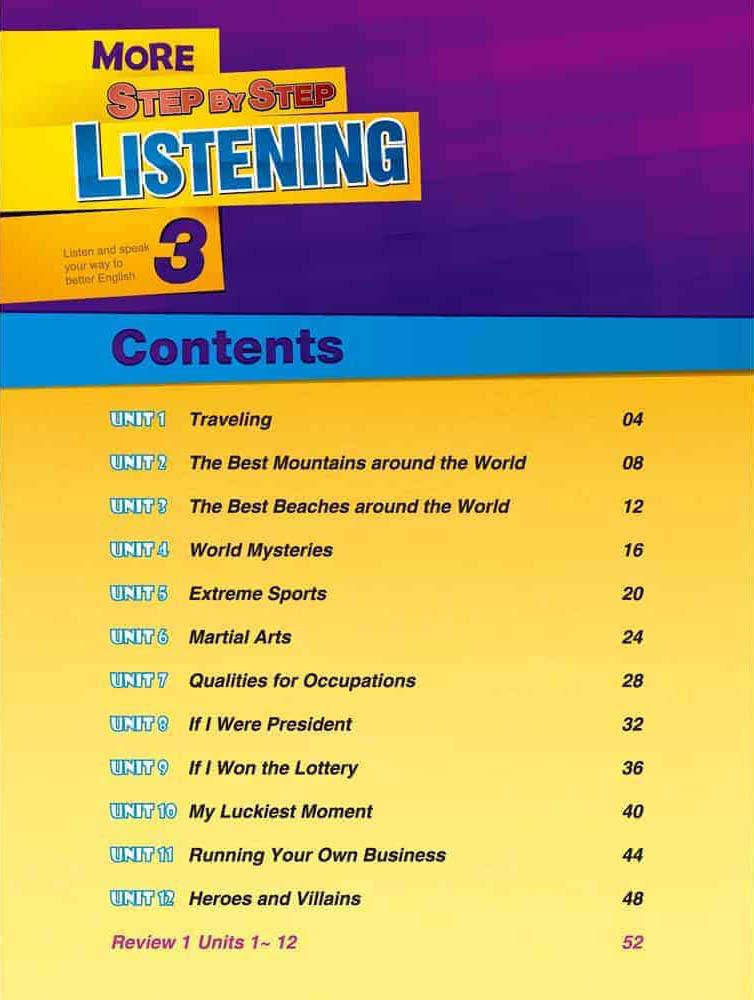 More Step by Step Listening 3 (With CD)