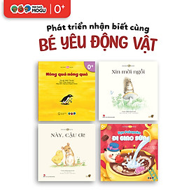 Truyện Ehon bé 1-2-3 tuổi - Bộ 4 cuốn Bé yêu động vật