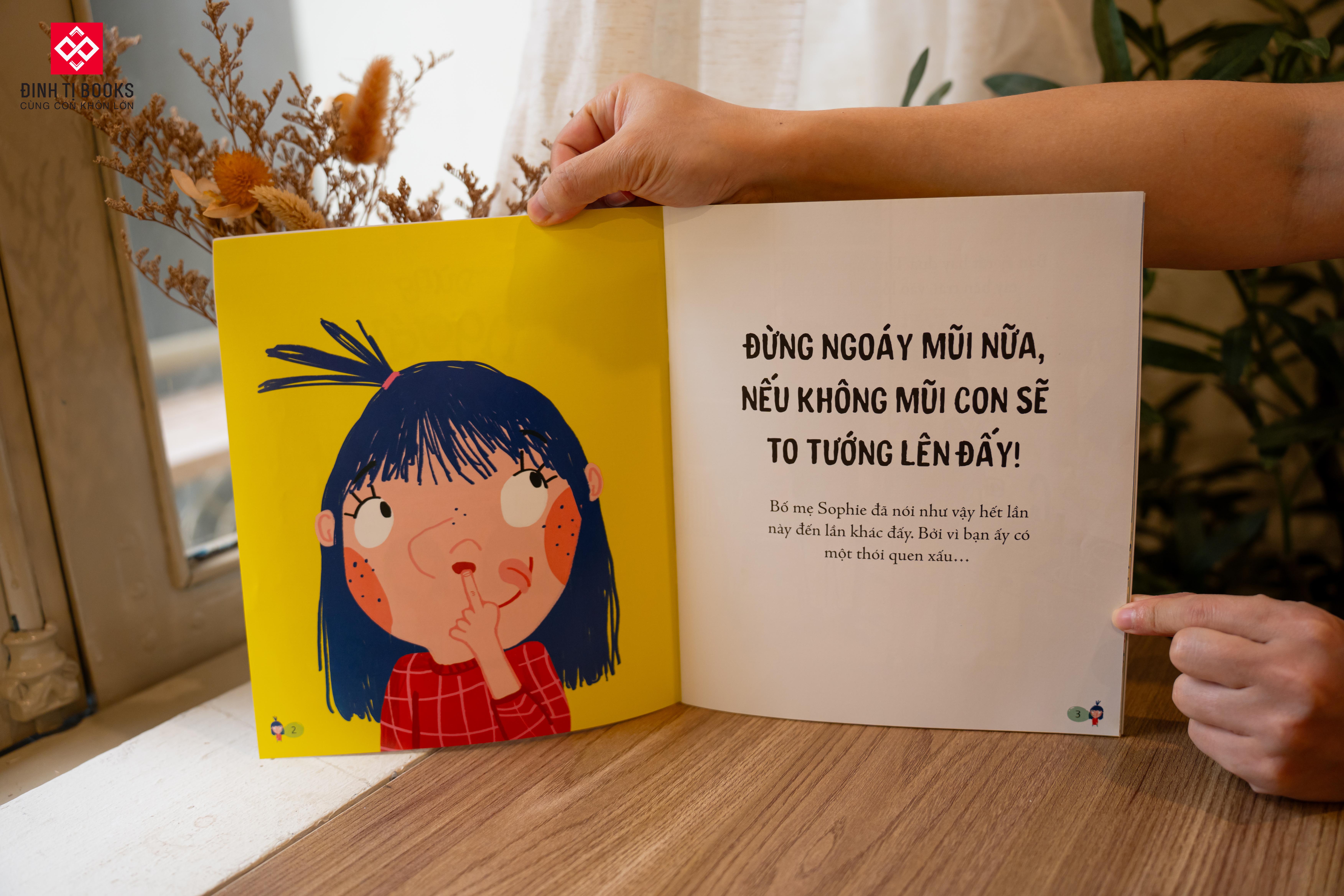Sách - Đừng ngoáy mũi nữa - Cho trẻ 3 - 9 tuổi - Đinh Tị Books