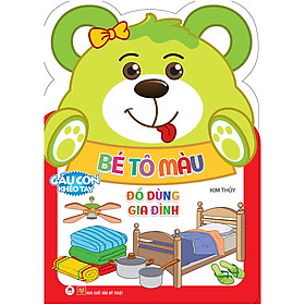 Bé tô màu - Đồ dùng gia đình
