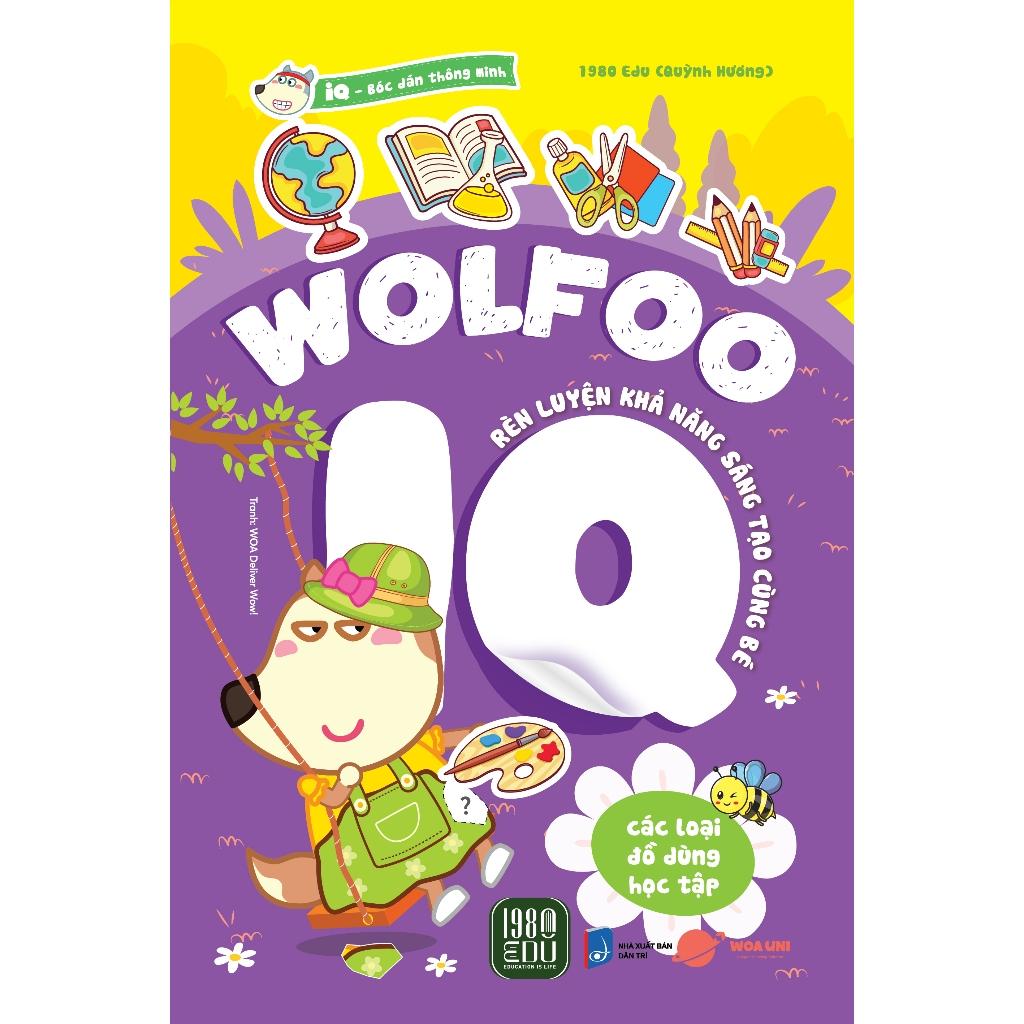 Sách - Combo 6 Cuốn WOLFOO IQ Rèn Luyện Khả Năng Sáng Tạo Cùng Bé