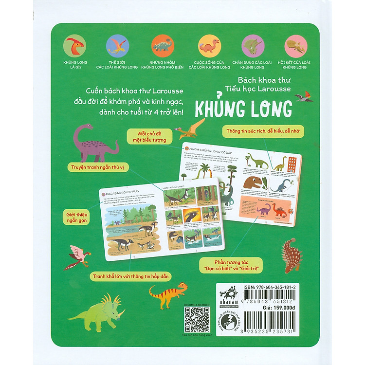 Bách khoa thư Tiểu học Larousse - Khủng Long