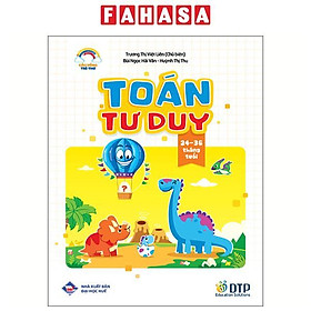 Sách - Cầu Vồng Trẻ Thơ - Toán Tư Duy - Dành Cho Trẻ 24-36 Tháng Tuổi