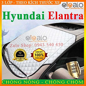 Bạt Phủ Ô Tô Hyundai Elantra Cao Cấp 3 Lớp Chống Nắng Nóng Chống Nước Chống xước