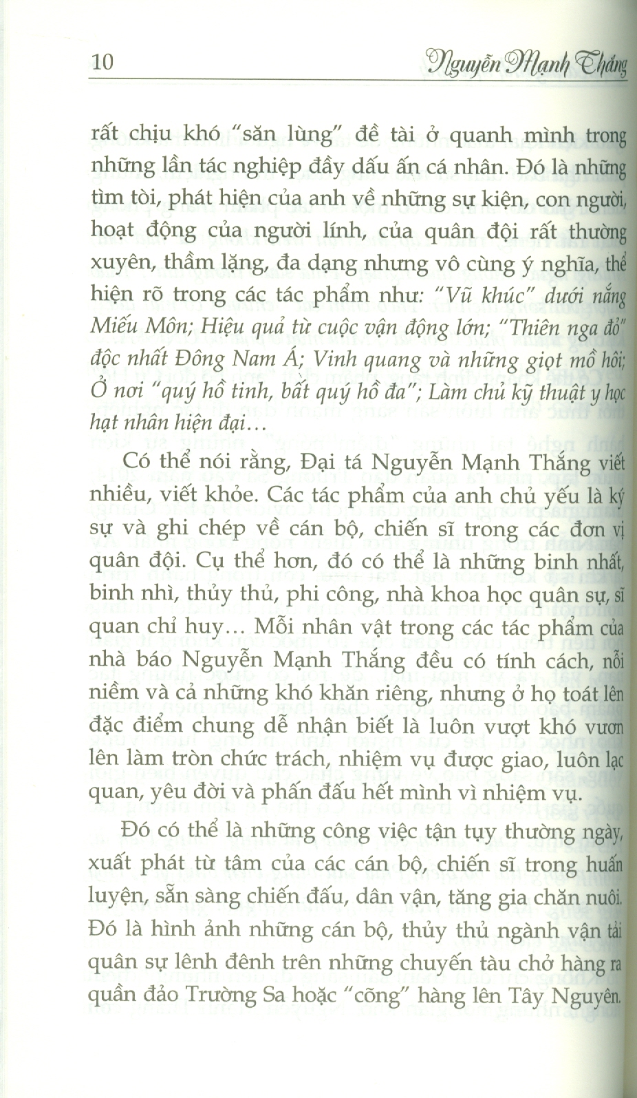 Chân Dung Lính Thời Bình