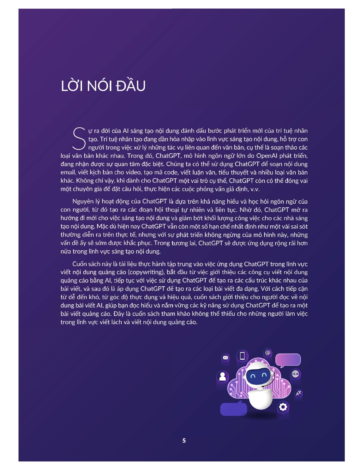 Kiếm Tiền Cùng ChatGPT - Vào Nghề Viết & Sáng Tạo Nội Dung - Vanlangbooks