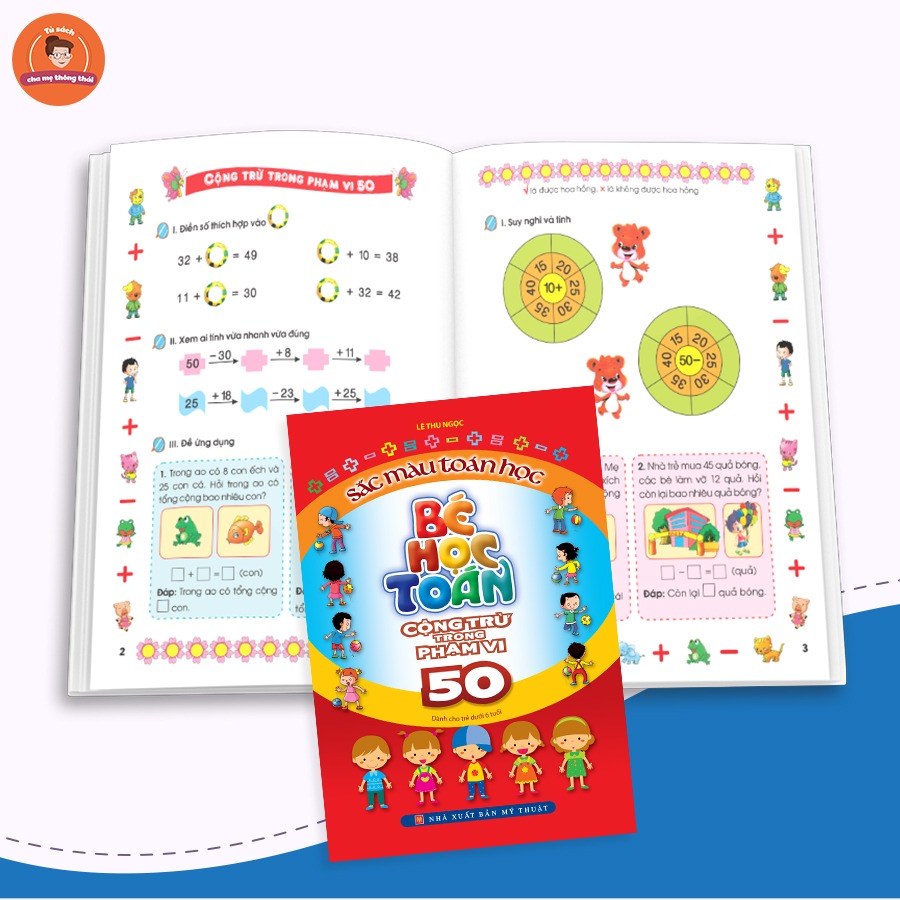 Combo: Bé Học Toán Trong Phạm Vi 10-50-100