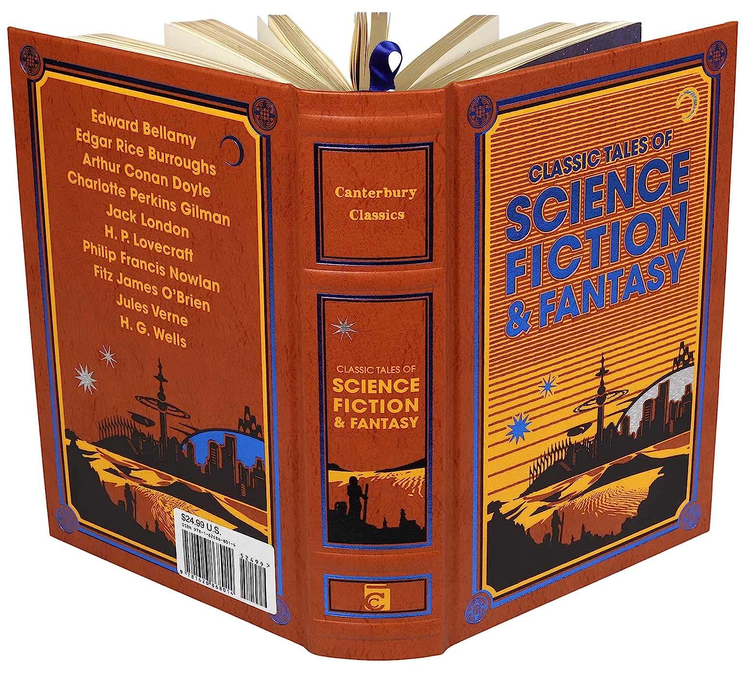 Classic Tales of Science Fiction & Fantasy (Leather-bound Classics)