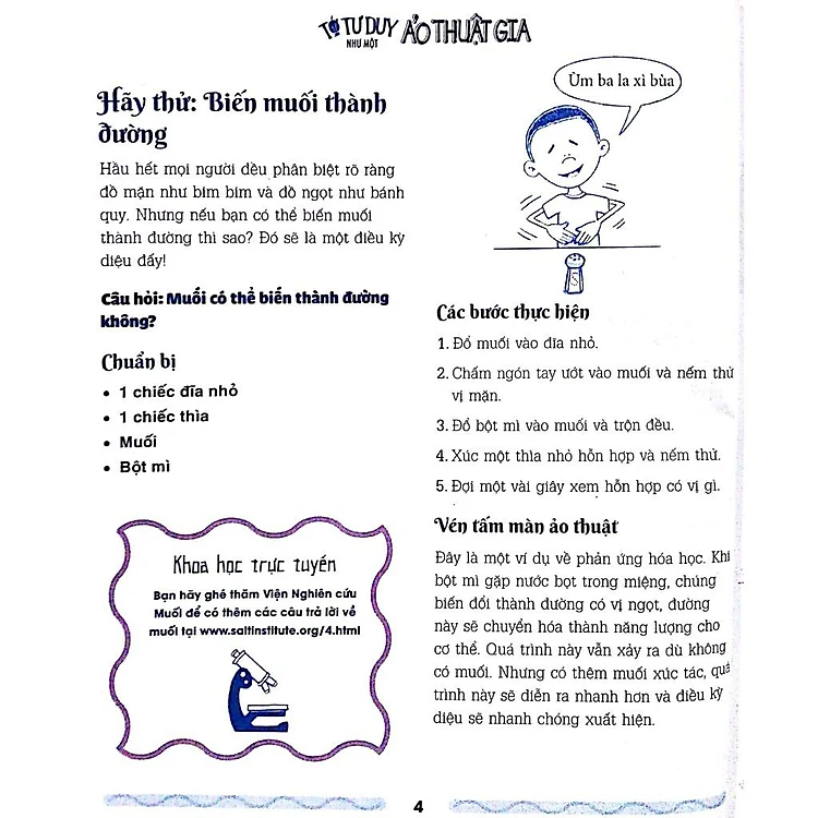 Tớ Tư Duy Như Một Ảo Thuật Gia - Tất Tần Tật Về Thí Nghiệm Thần Kỳ