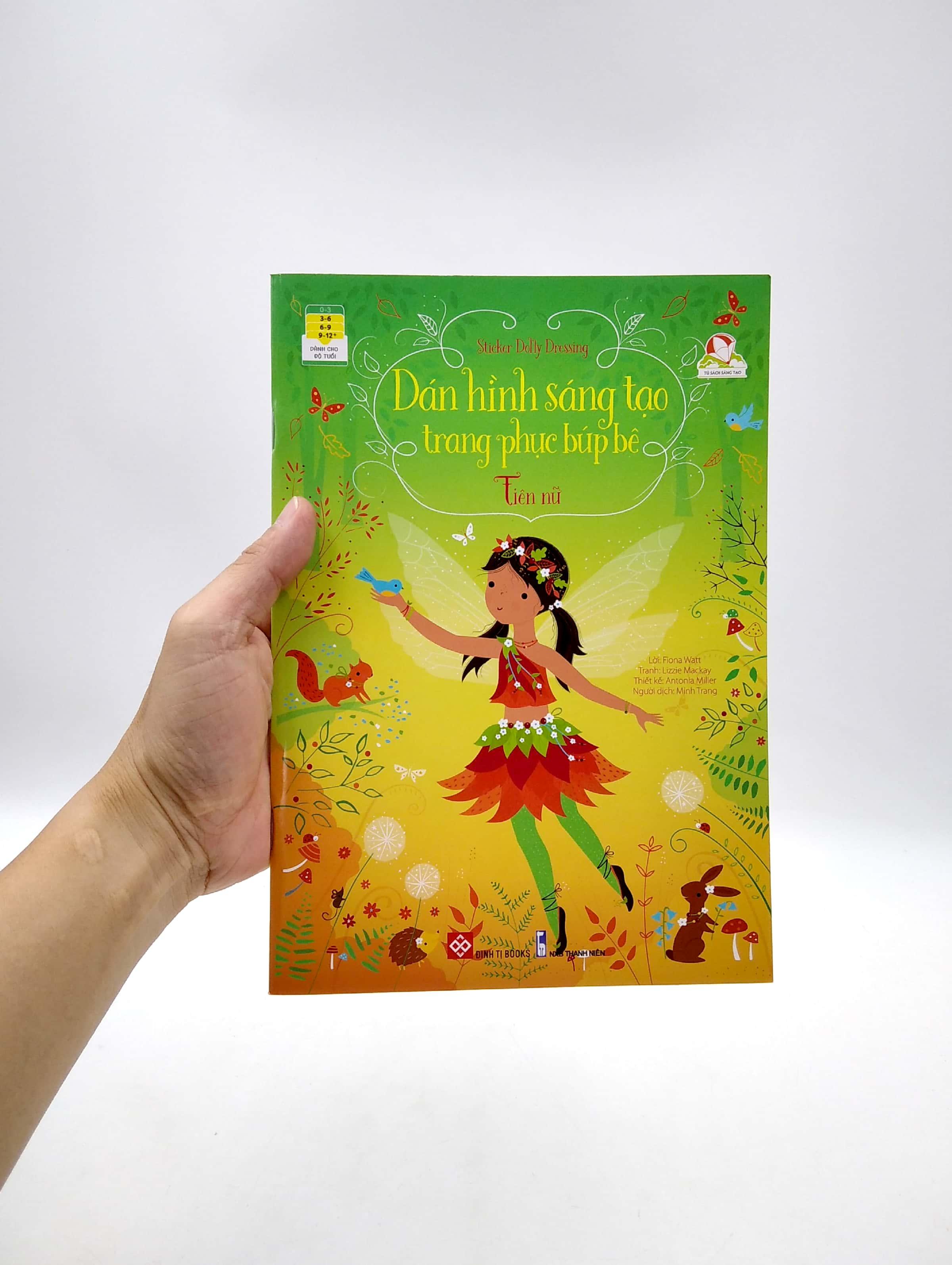 Sticker Dolly Dressing - Dán Hình Sáng Tạo Trang Phục Búp Bê - Tiên Nữ