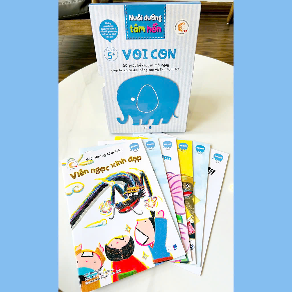 Sách - Nuôi Dưỡng Tâm Hồn - Bộ Voi Con 6 cuốn - Dành cho trẻ từ 5 tuổi - Puma Books