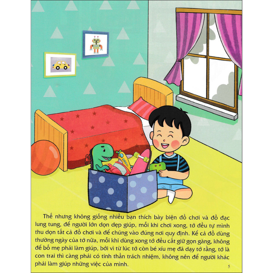 Giáo dục giới tính và nhân cách dành cho bé trai - Mọi điều bé trai cần phải biết - Tớ là cậu bé có trách nhiệm (Dạy trẻ sống có trách nhiệm với bản thân, gia đình, bạn bè và xã hội)