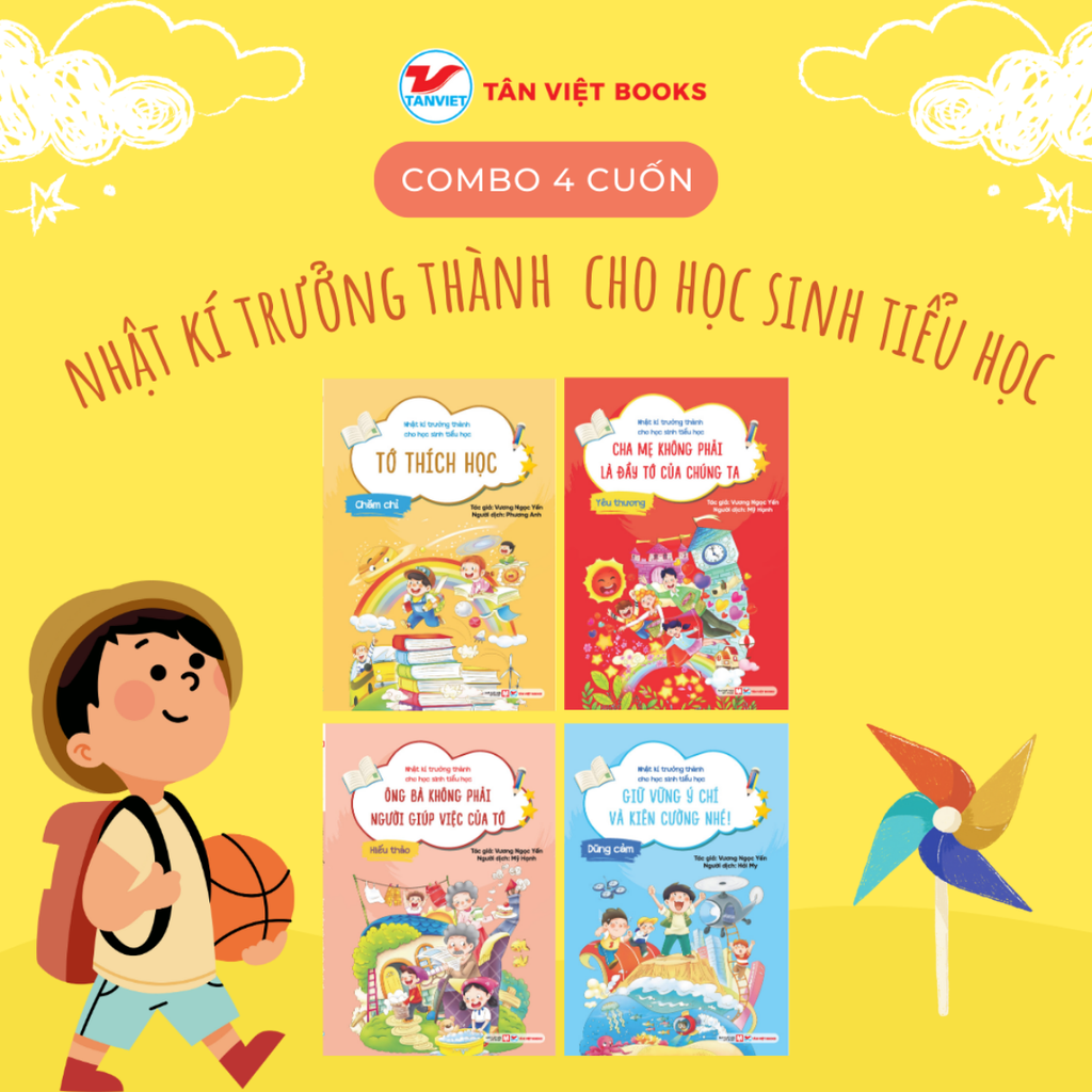 Combo Nhật Ký Trưởng Thành Cho Học Sinh Tiểu Học 1 ( Bộ 4 Cuốn)