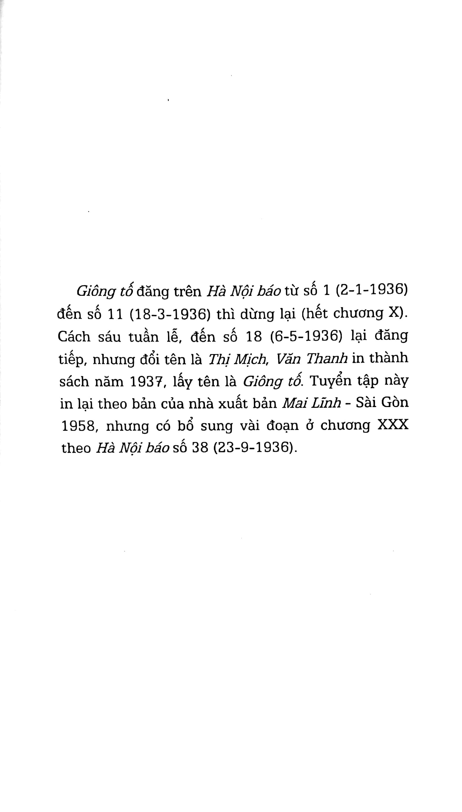 Giông Tố (Tái Bản 2022)