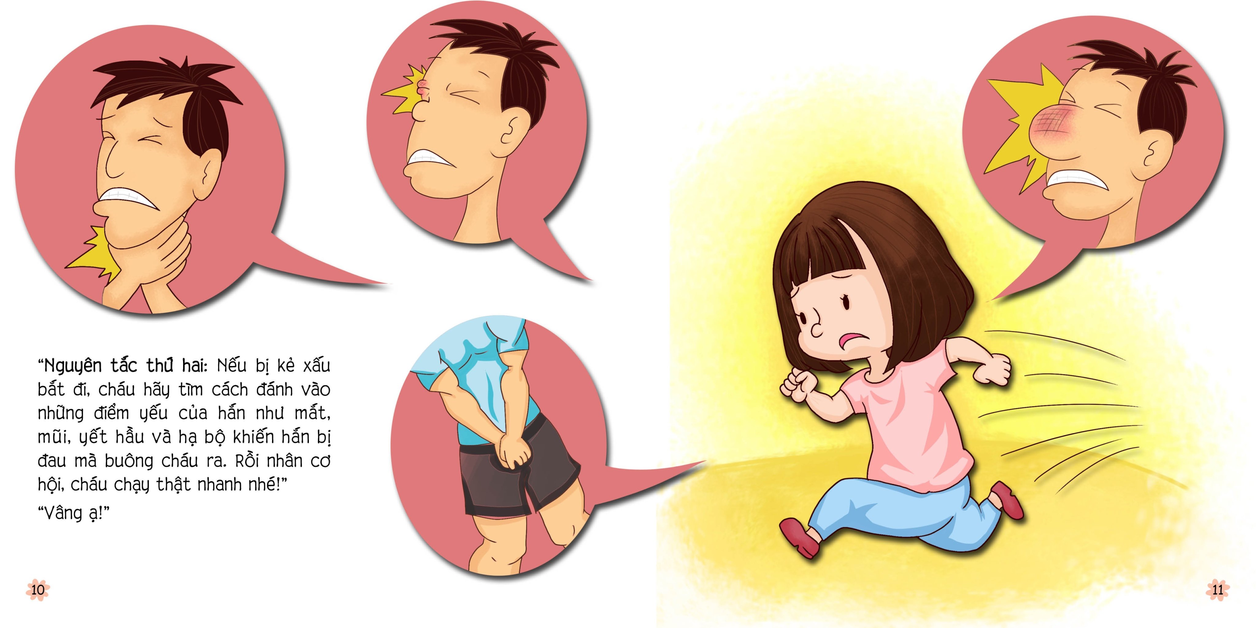 Sách Cho Bé - Tuyệt Chiêu Thoát Kẻ Bắt Cóc - Kĩ Năng Tự Bảo Vệ Mình - Phúc Minh Books