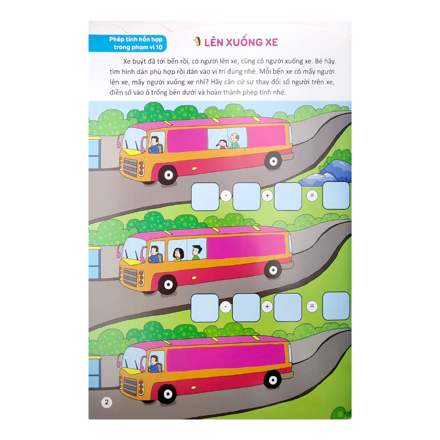 Bóc Dán Hình Thông Minh Phát Triển Khả Năng Tư Duy Toán Học IQ EQ CQ (3-4 Tuổi) - 178 Sticker (Quyển 5)