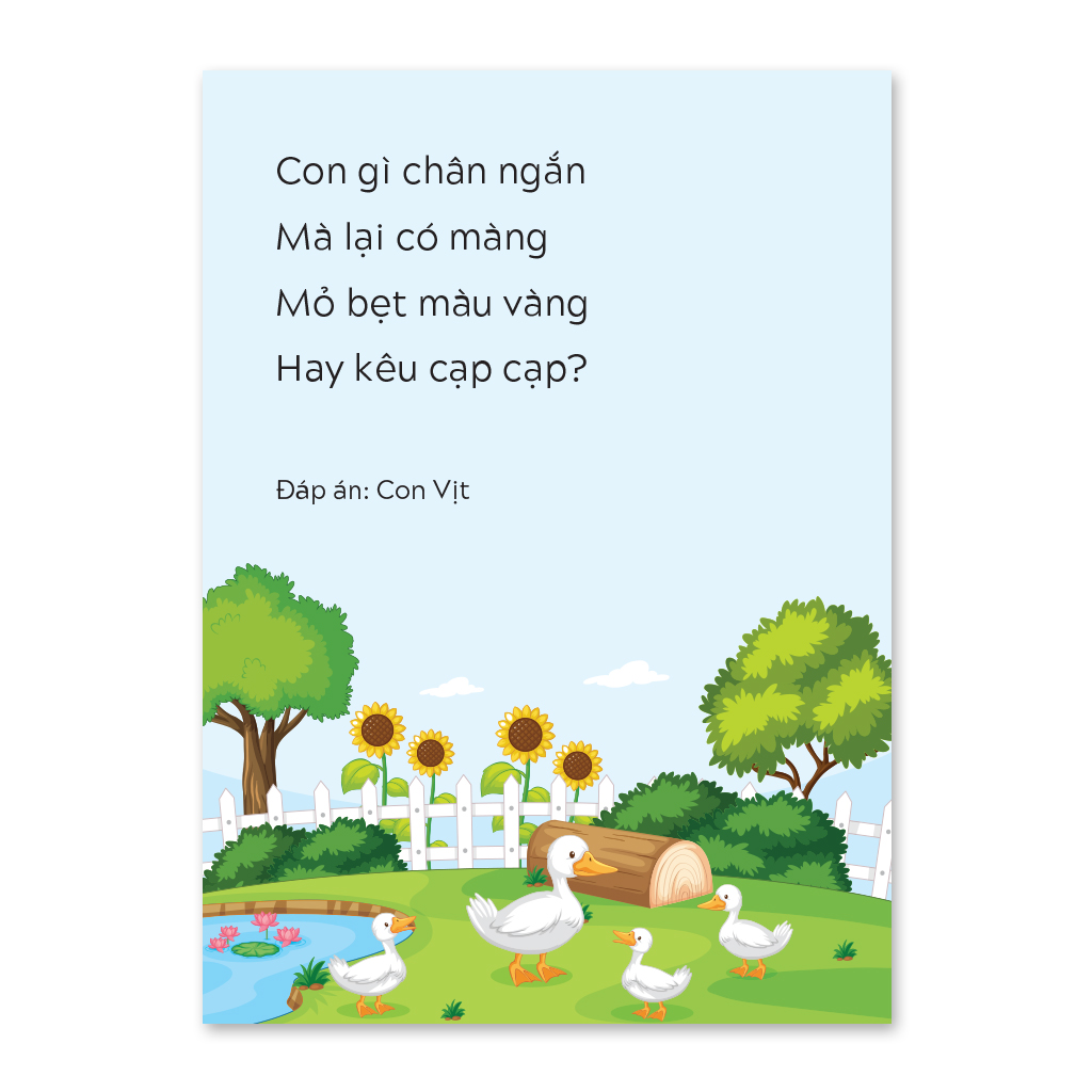 Câu Đố Tư Duy Cho Trẻ Tập Nói - Tập Đọc