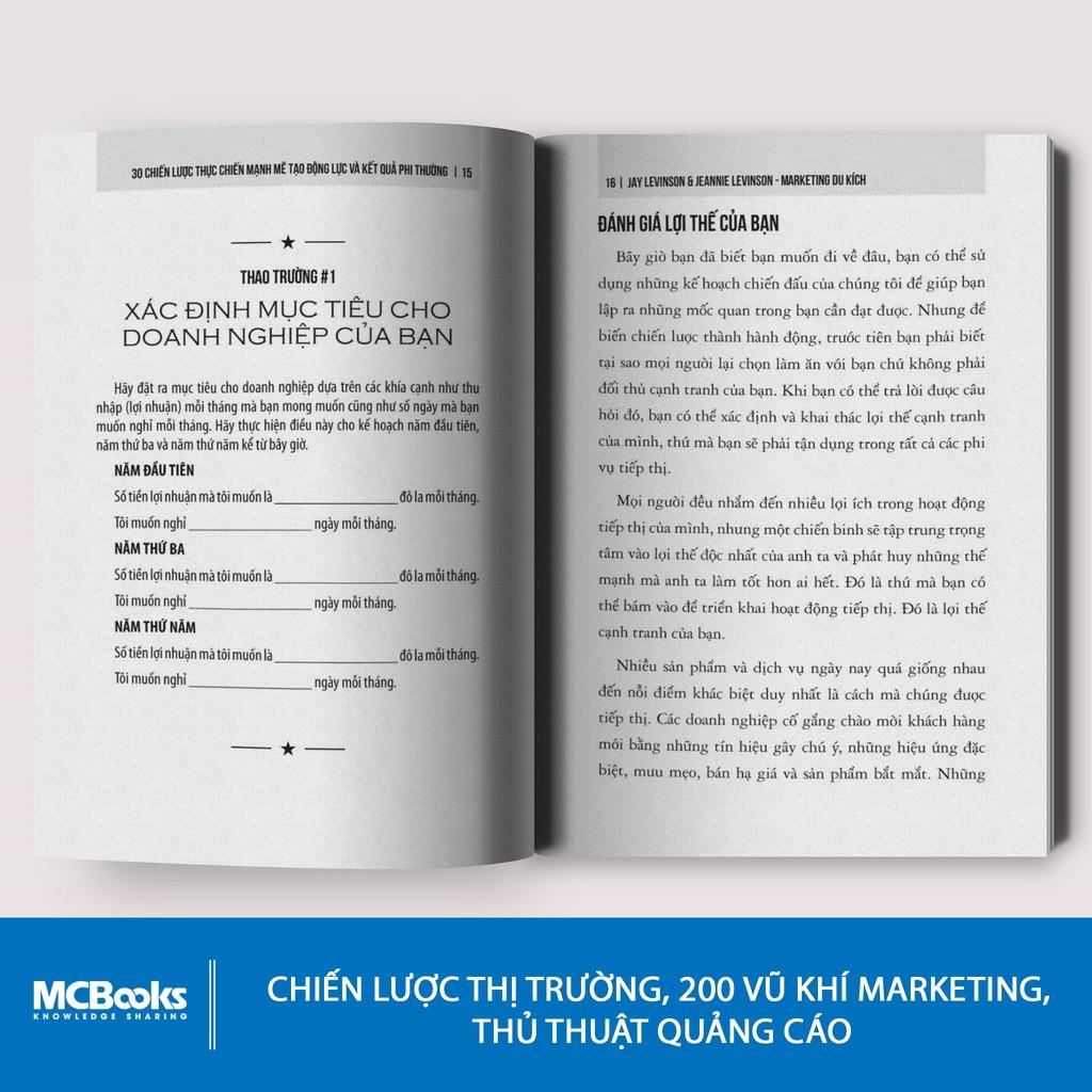Sách - Marketing Du Kích - 30 Chiến Lược Thực Chiến Mạnh Mẽ Tạo Động Lực Và Kết Quả Phi Thường - BizBooks