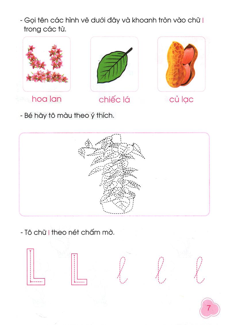 Bé Làm Quen Với Chữ Cái - Quyển 2