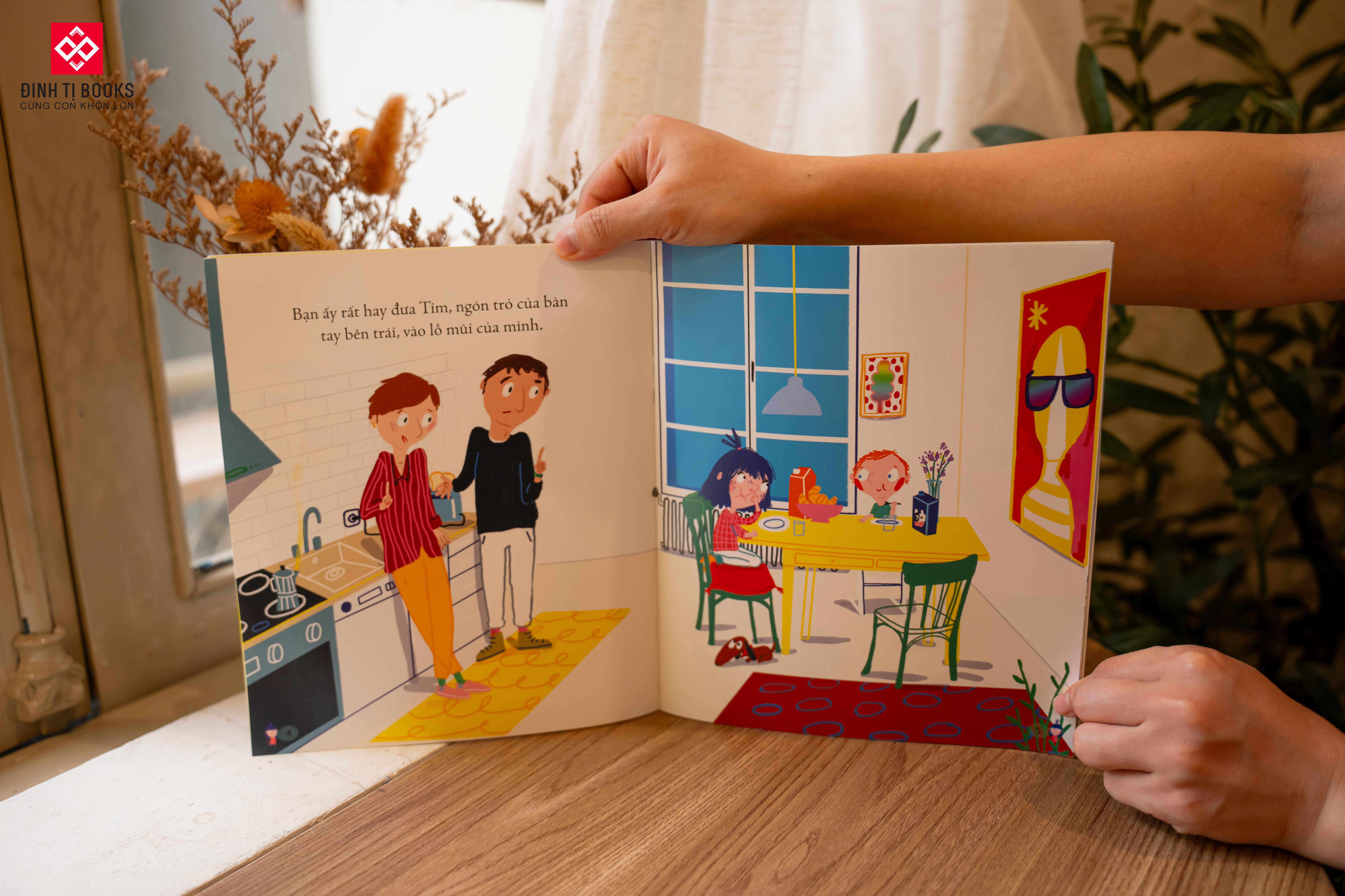 Sách - Đừng ngoáy mũi nữa - Cho trẻ 3 - 9 tuổi - Đinh Tị Books