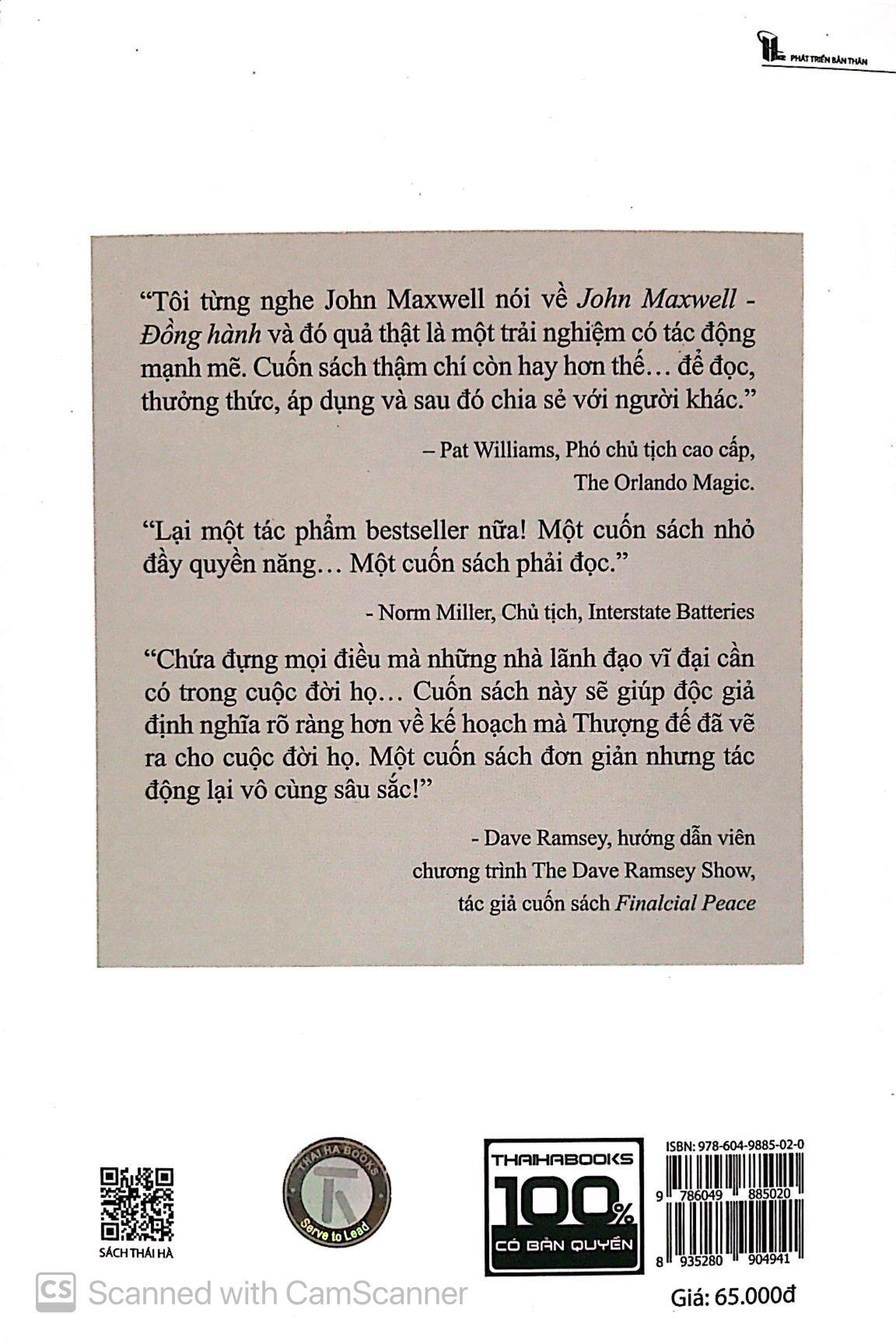 Cùng John Maxwell Đồng Hành ( Đồng Hành Cùng Vĩ Nhân (Tái Bản) )