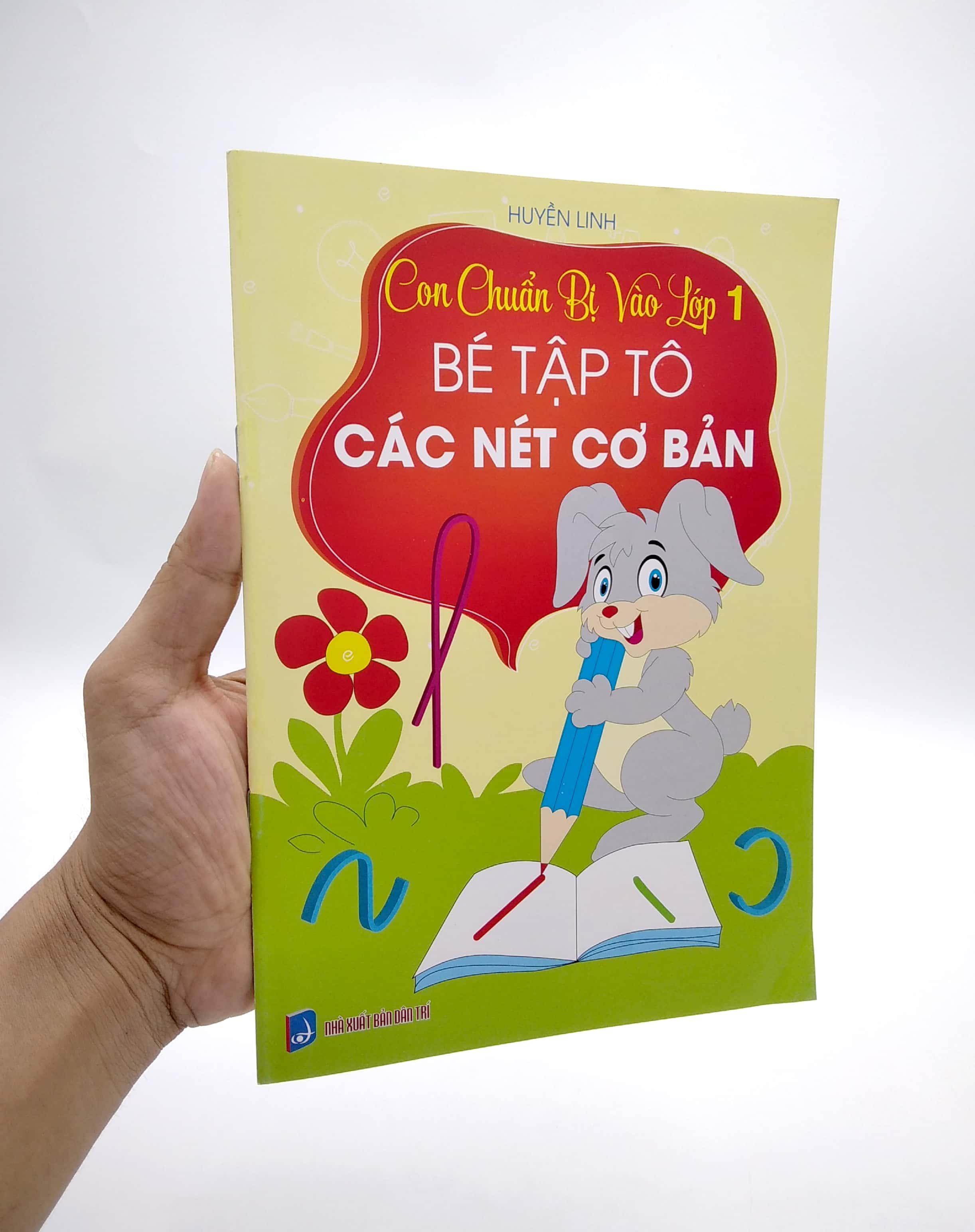 Con Chuẩn Bị Vào Lớp 1 - Bé Tập Tô Các Nét Cơ Bản