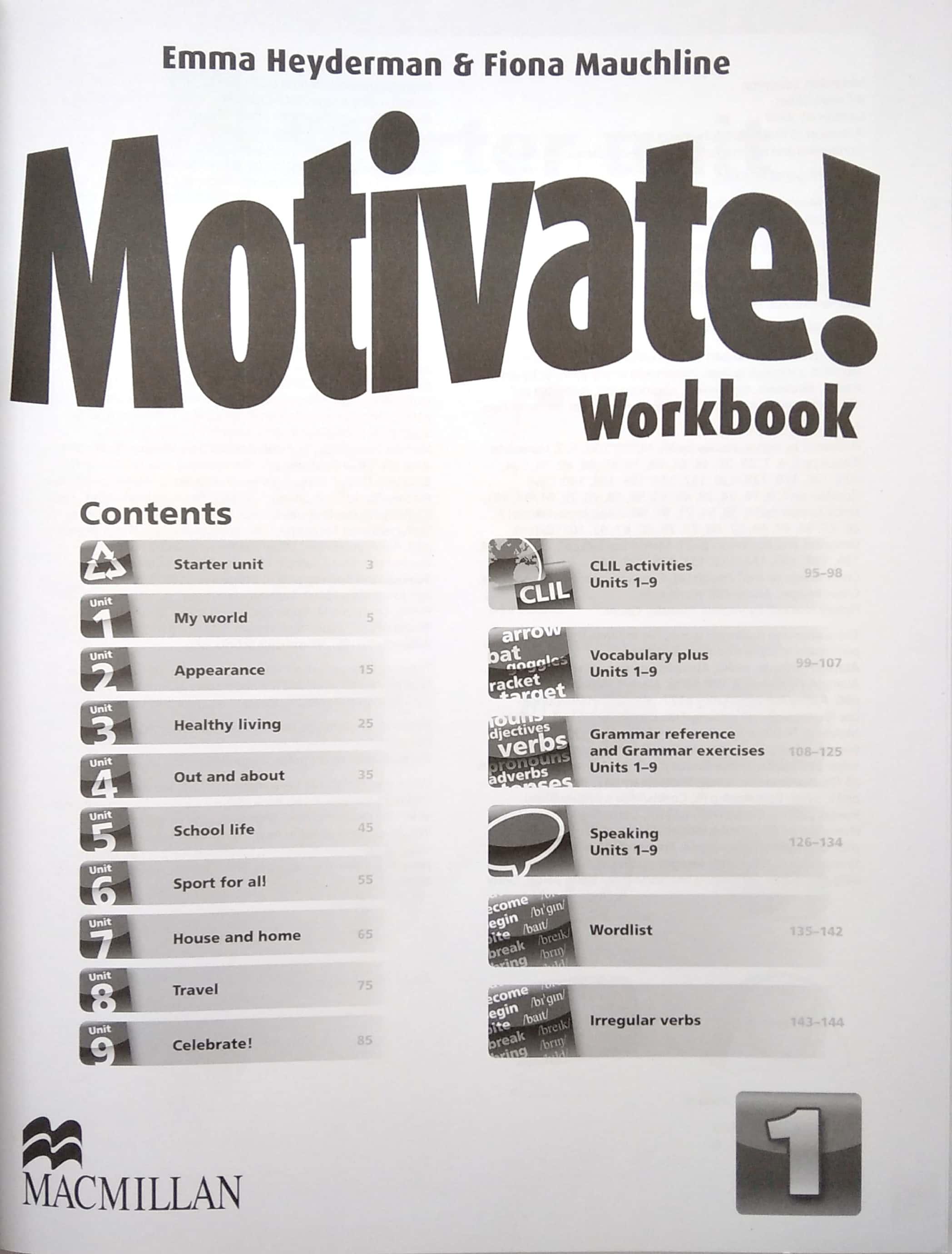 Motivate! 1 Wb & Audio Cd