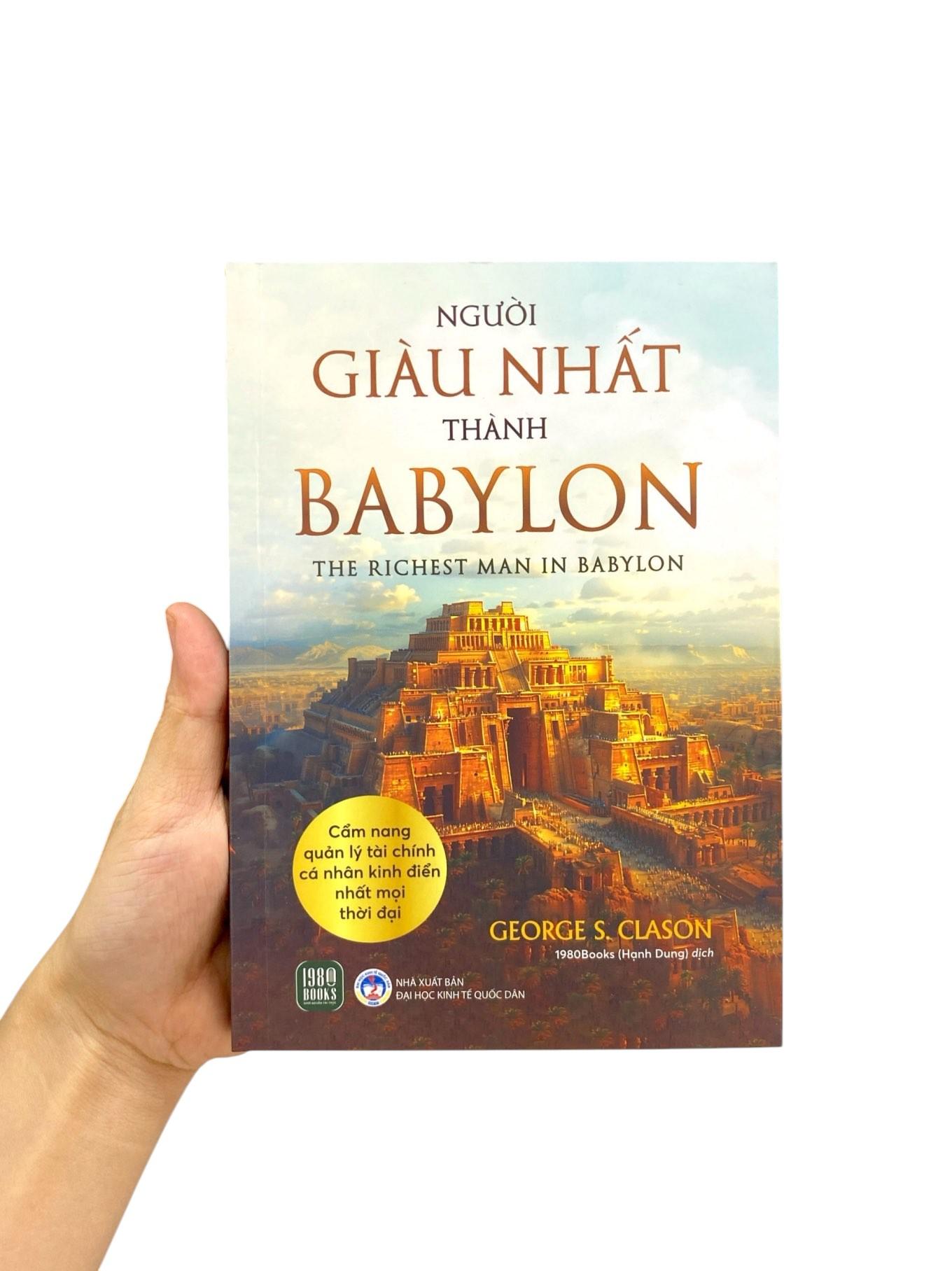 Sách - Người Giàu Nhất Thành Babylon - The Richest Man In Babylon
