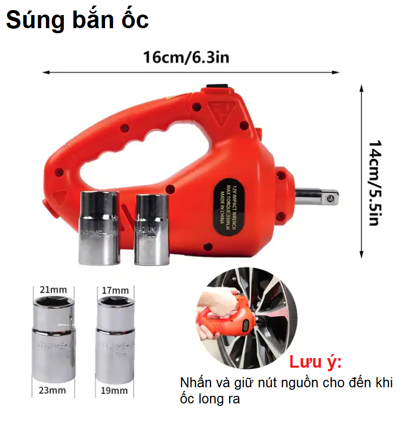 Bộ nâng kích gầm điện, kiêm máy bơm lốp và máy siết ốc ô tô đa năng 3 trong 1 ROGTZ TY-003 - Hàng chính hãng, bảo hành 24 tháng