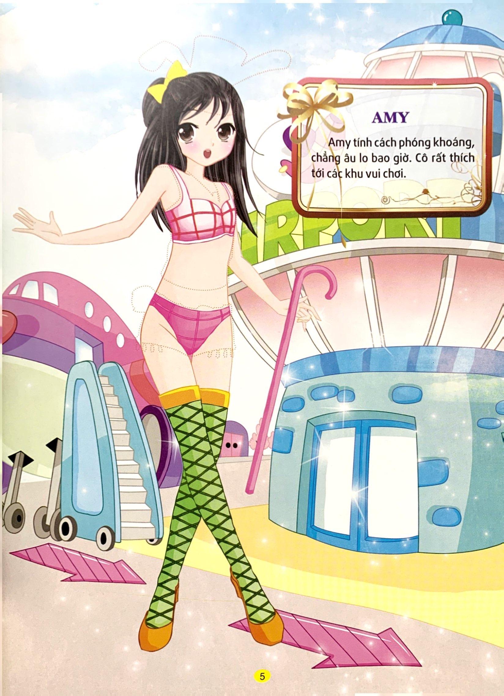 Princess Sticker - Dán Hình Công Chúa - Công Chúa Quyến Rũ