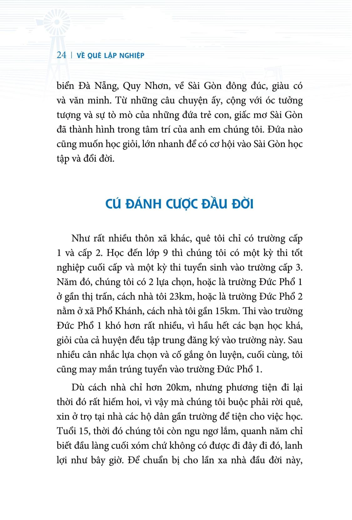 Về Quê Lập Nghiệp (Tái Bản)