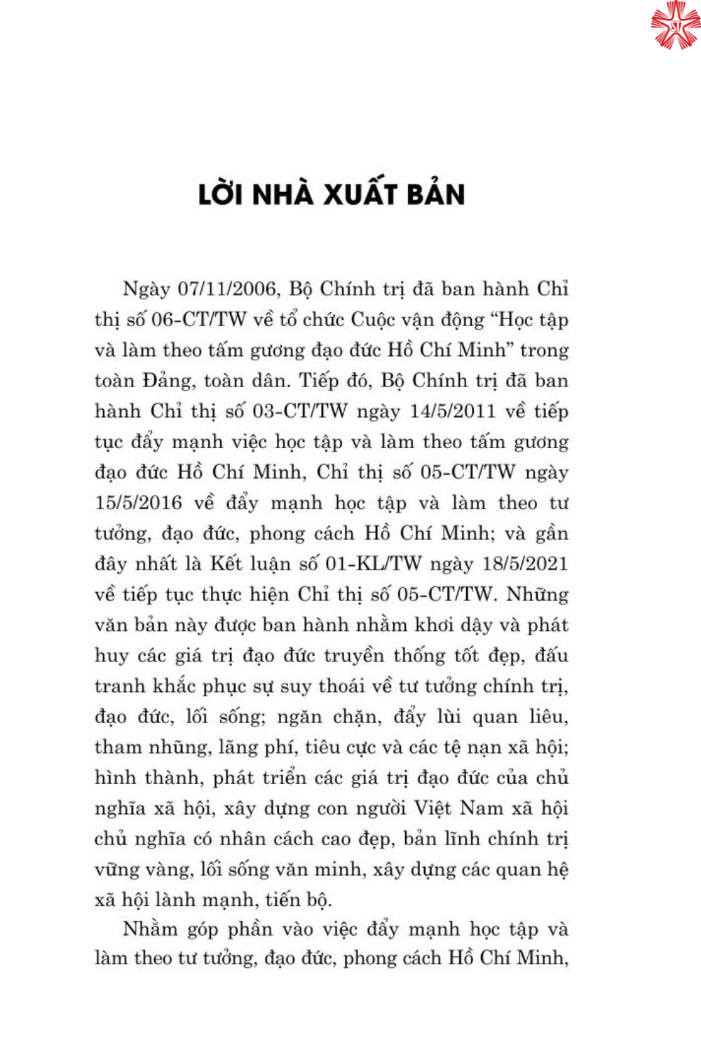 Những mẩu chuyện về tấm gương đạo đức Hồ Chí MinhTập 2 (bản in 2024)