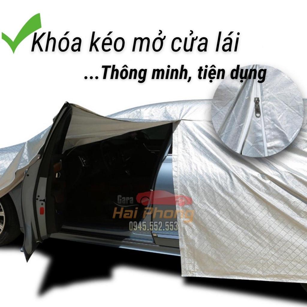 Bạt Phủ Xe Ô Tô Chevrolet Spark, Colorado, Trailblazer, Aveo, Cruze, Orlando, Captiva - Chất Liệu Bạt Tráng Nhôm 3 Lớp