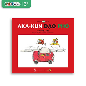 Truyện Ehon bé 3-4-5 tuổi - Aka-kun dạo phố