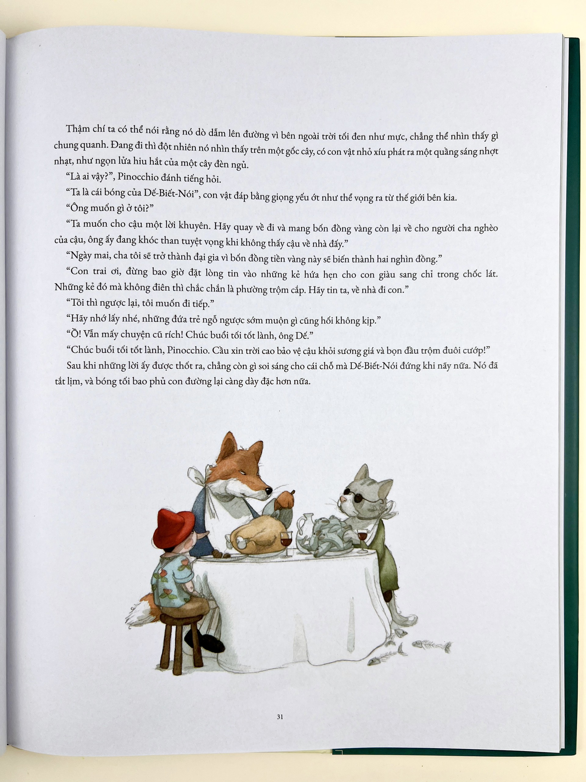 Sách Những Cuộc Phiêu Lưu Của Cậu Nhóc Pinocchio (Bản Tranh Minh Họa) - Crabit KidBooks - Bìa Cứng